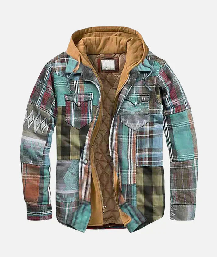 Boris | Patchwork Plaid Jacket