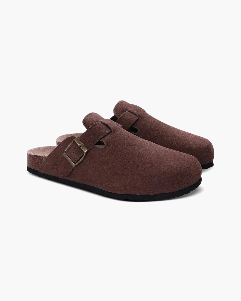 Quentin | Suede Clogs