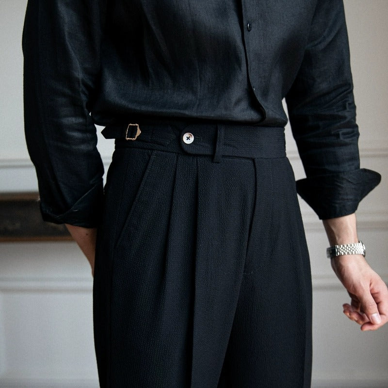 Luca | Pantalon Seersucker Aéré