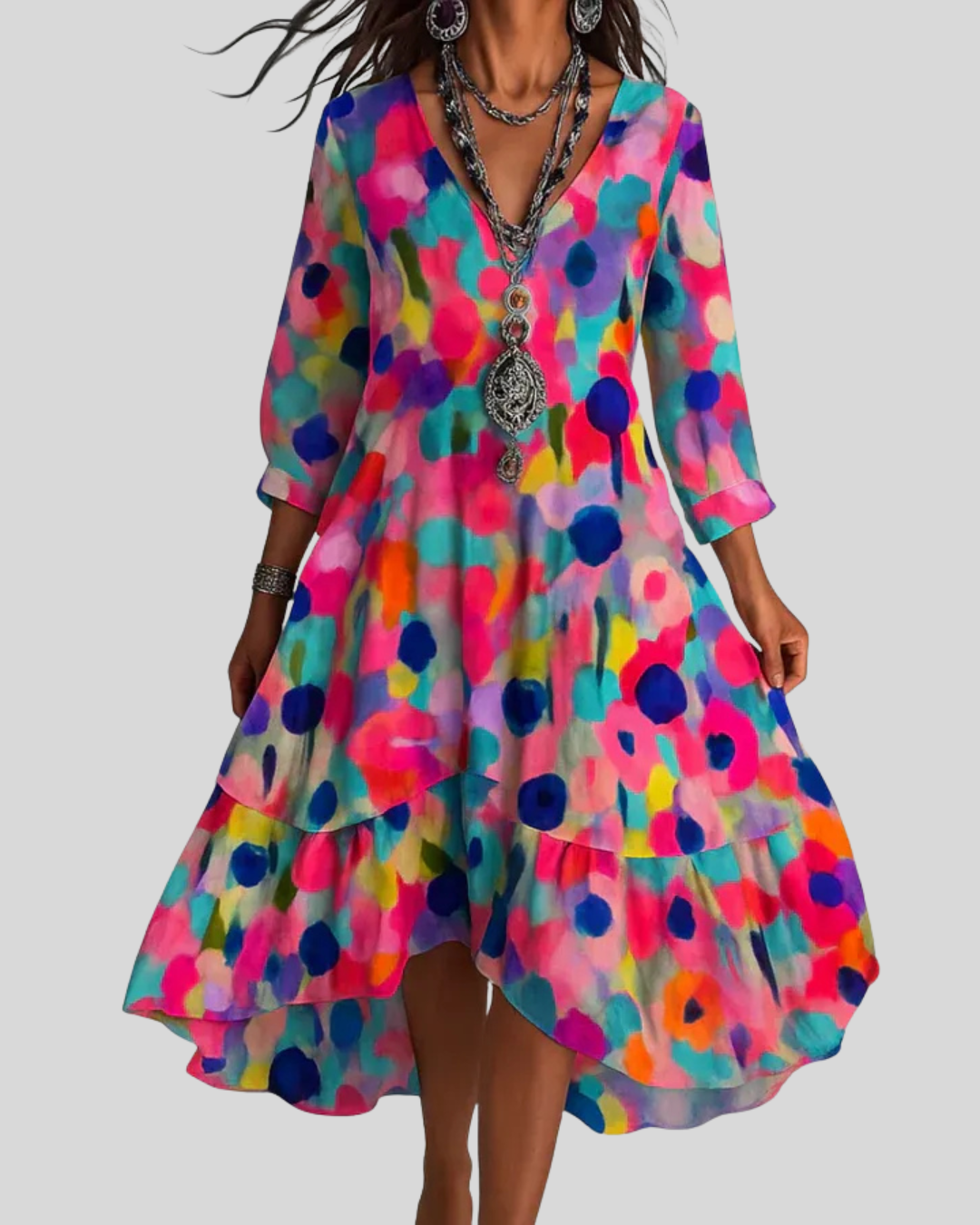 Élowen | Floral Maxi Dress