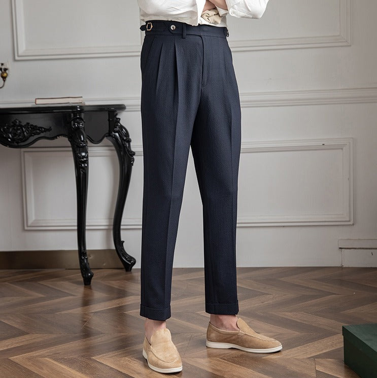 Luca | Pantalon Seersucker Aéré