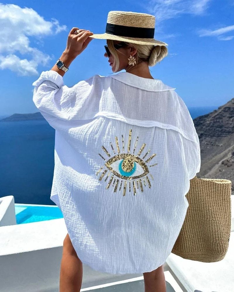 Soleil | Sequin Embroidered Top