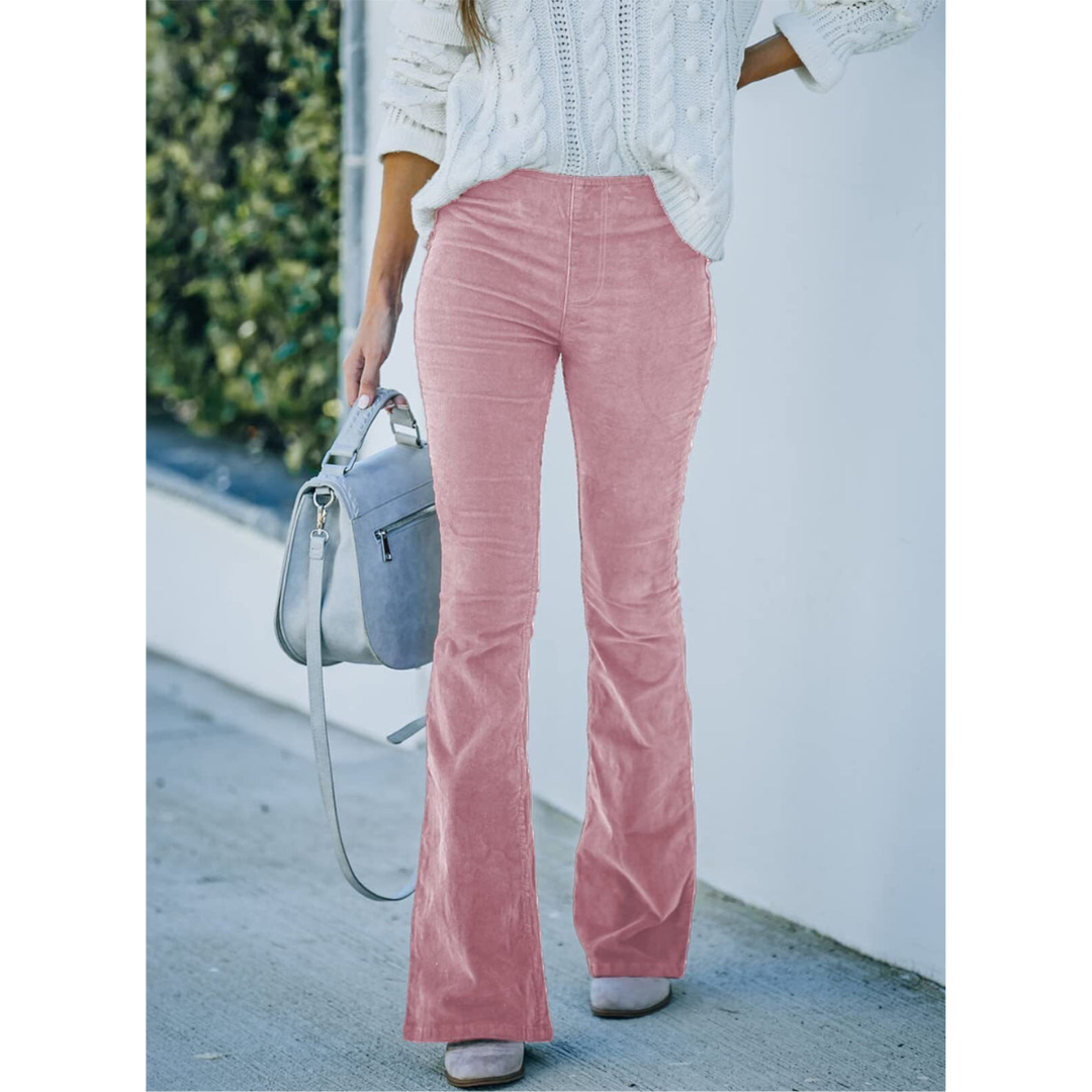 Sofia | Velvet Flare Pants