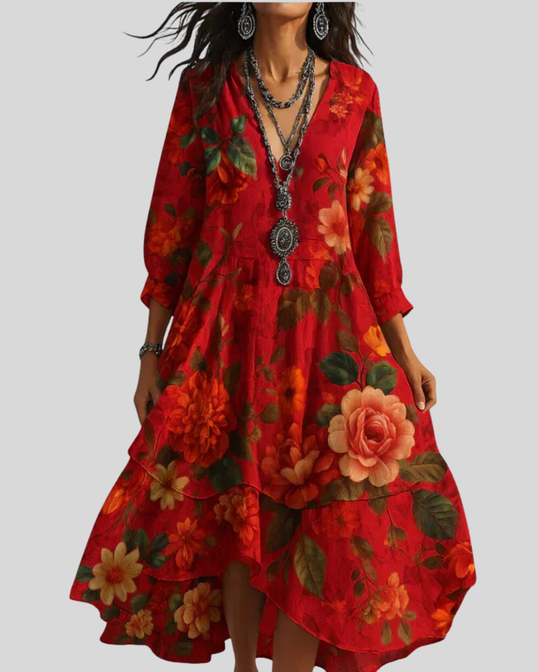 Élowen | Floral Maxi Dress