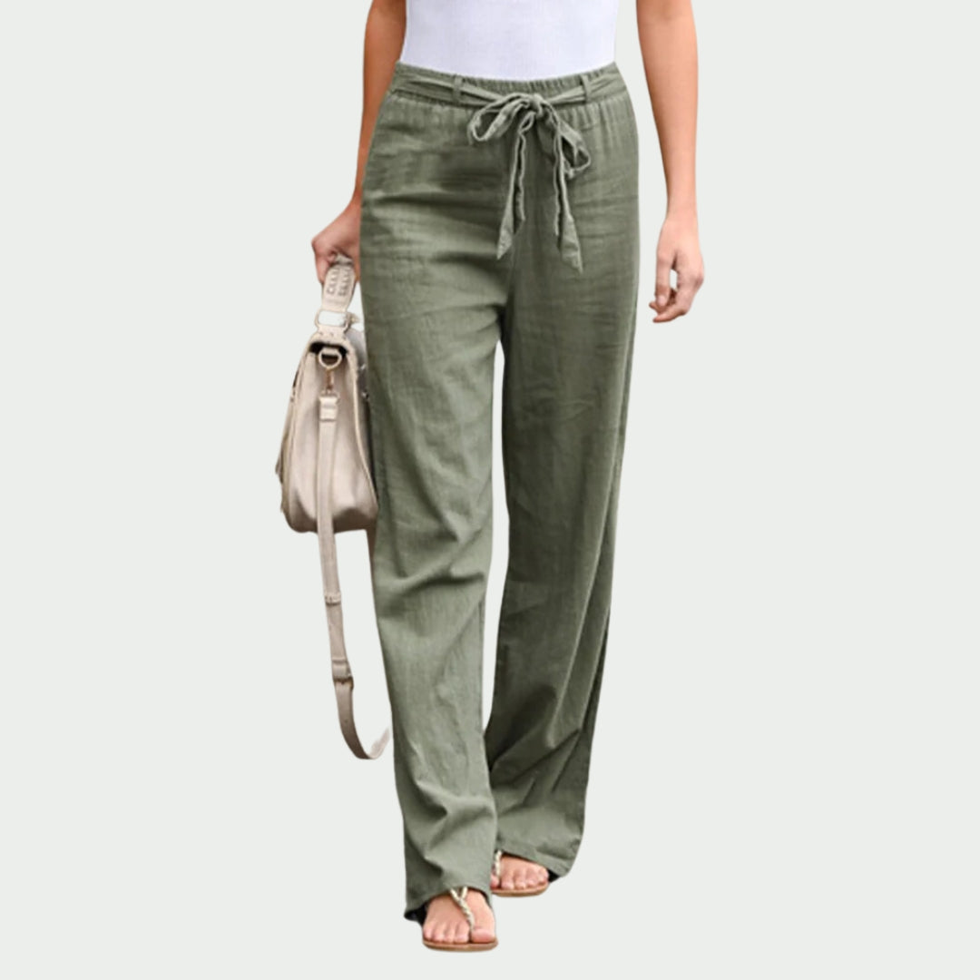 Florence | Elegant Linen Trousers