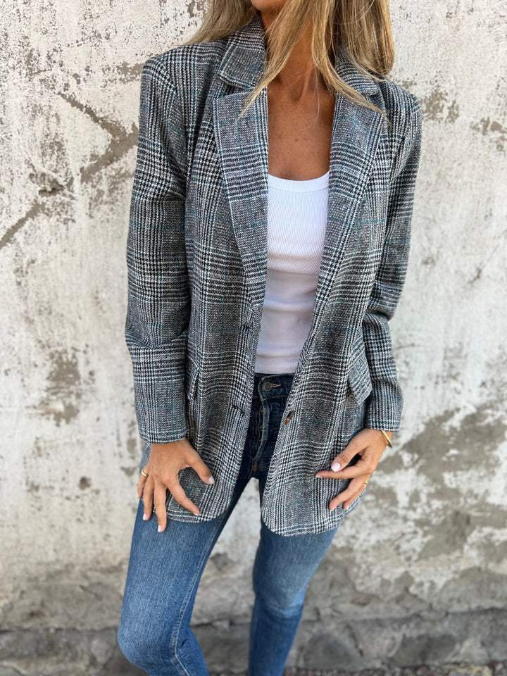 Chloe | Vintage Houndstooth Blazer