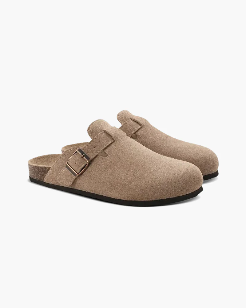 Quentin | Suede Clogs
