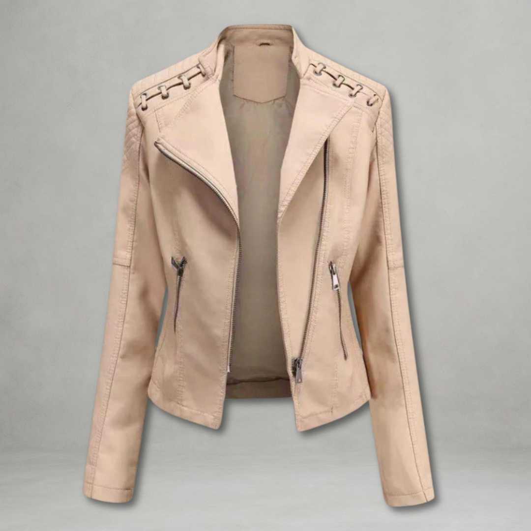 Nicole | Chic Leather Jacket
