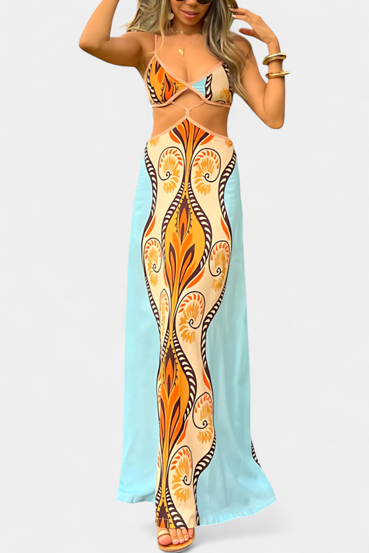 Sytella | Abstract Cutout Dress