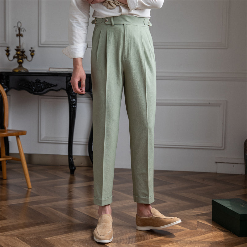 Luca | Pantalon Seersucker Aéré