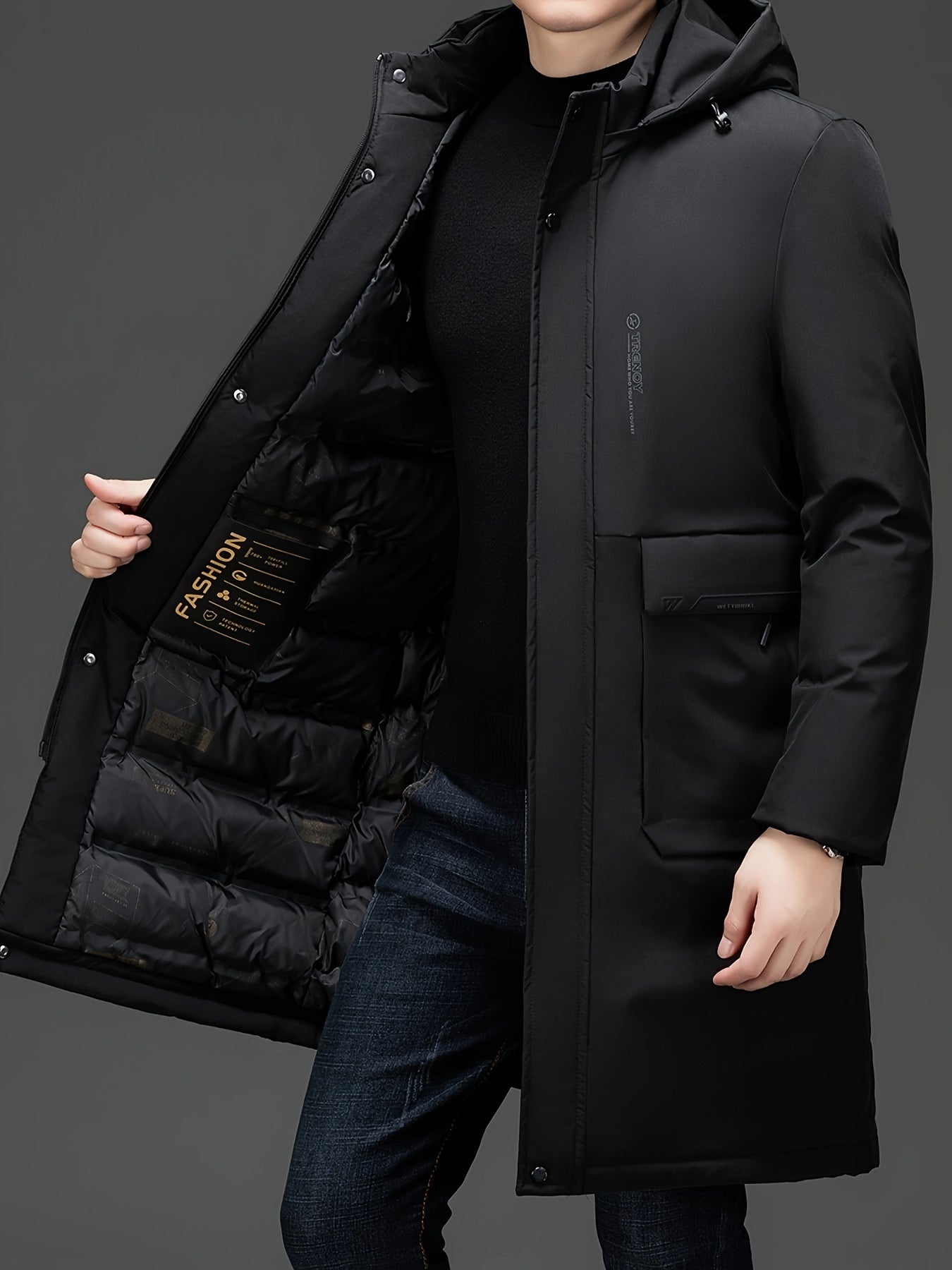 Aurèle | Stylish Hooded Coat