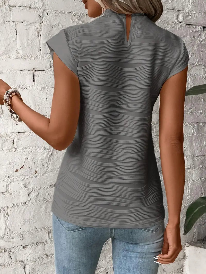Carolyn | Chic Round Neck Tee