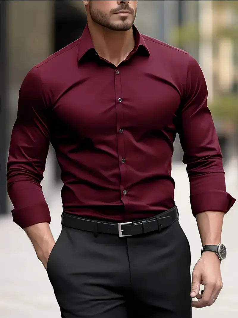Marc | Elegant Long Sleeve Top