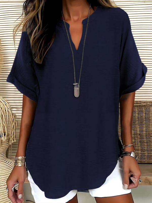 Élise | Chic Short Sleeve Blouse