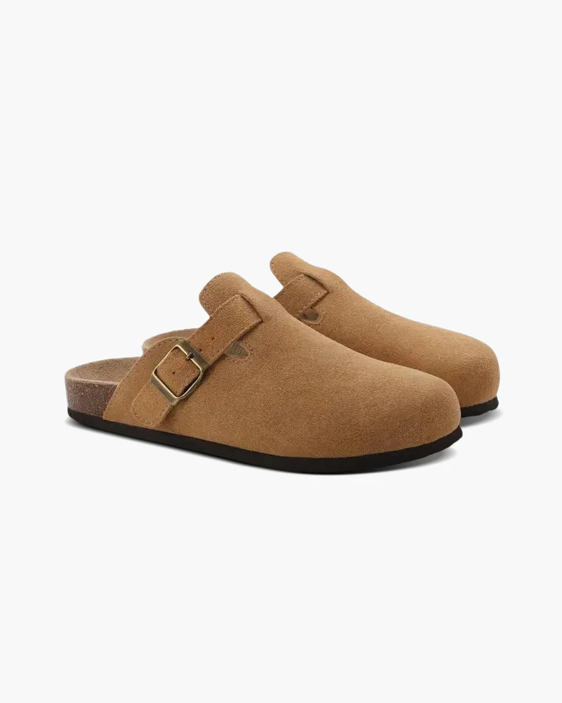 Quentin | Suede Clogs
