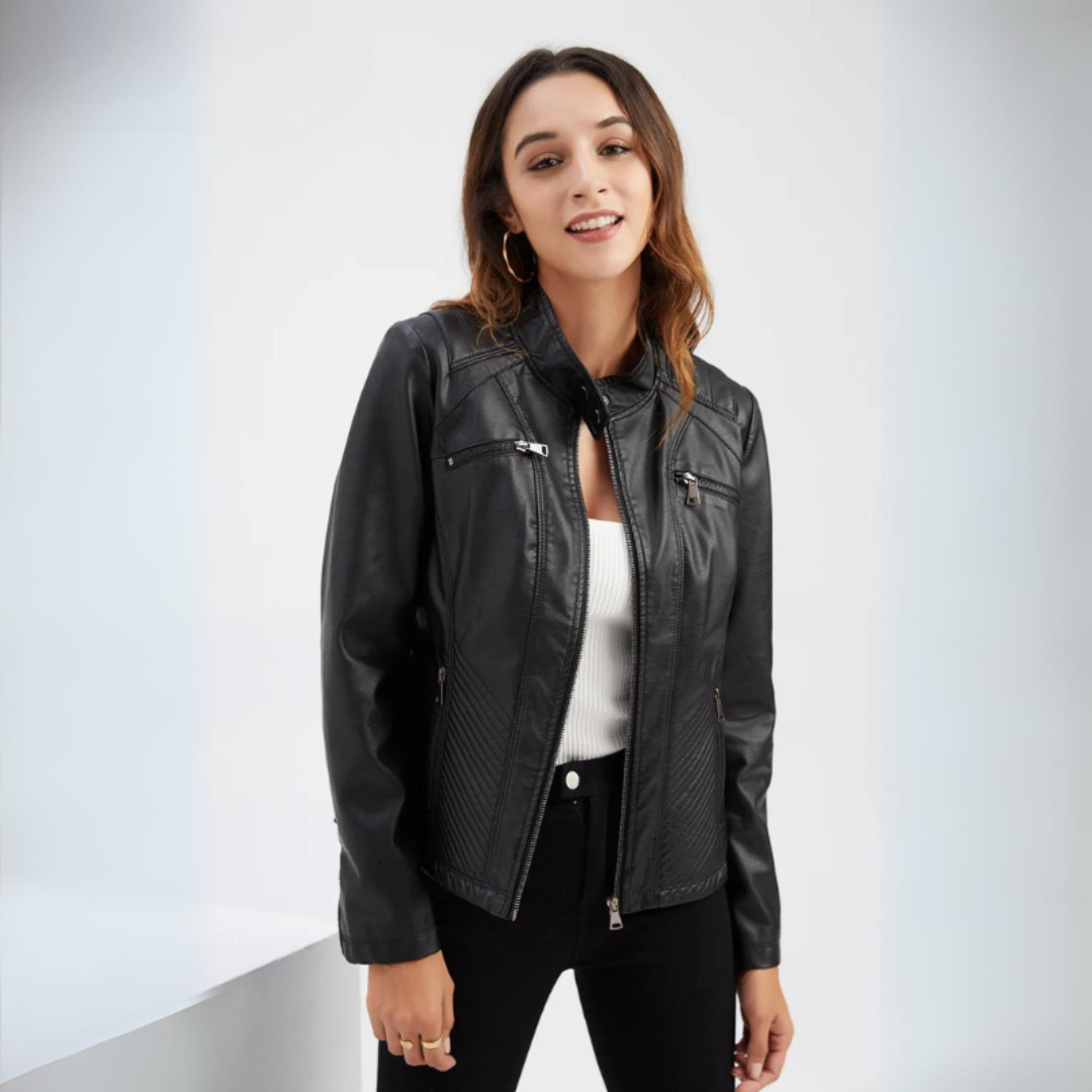 Robyn | Chic Leather Jacket