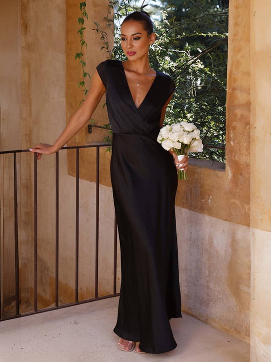 Lora | Satin Mermaid Gown