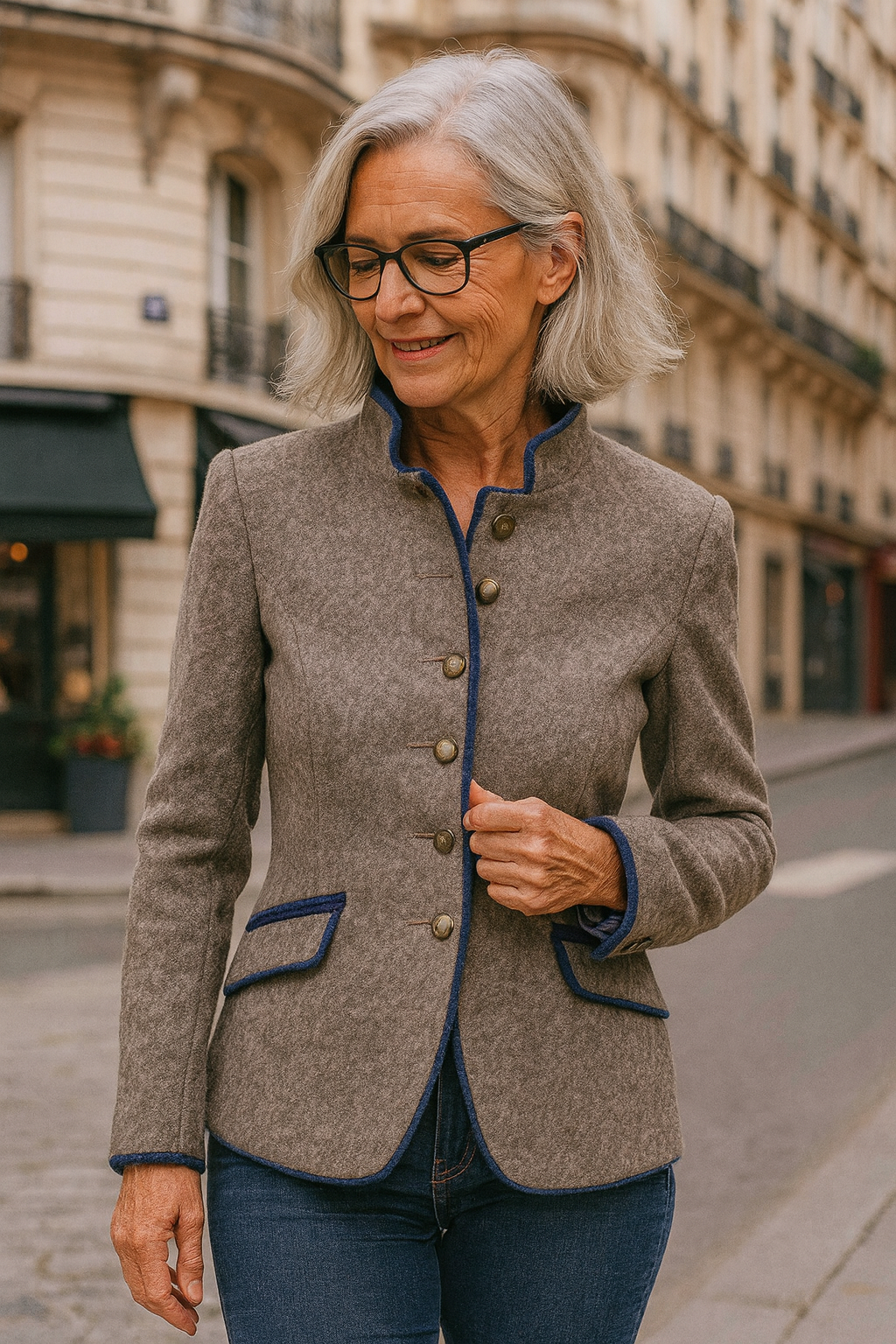 Vicky | Chic High-Collared Gilet
