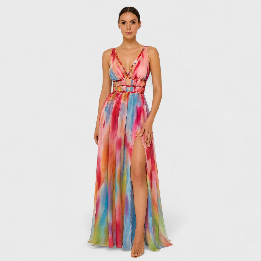 Freya | Vibrant Gradient Dress