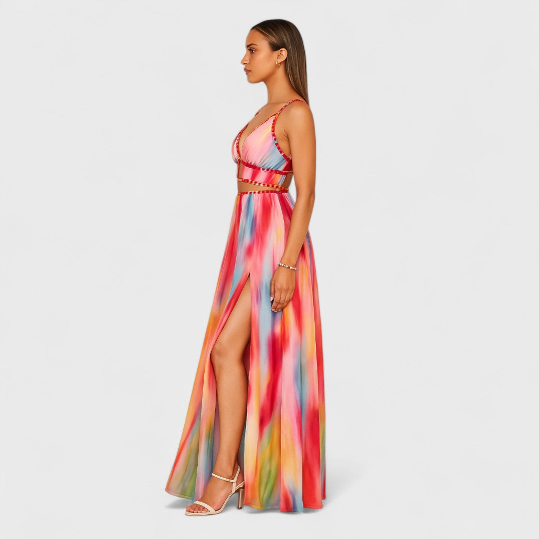 Freya | Vibrant Gradient Dress