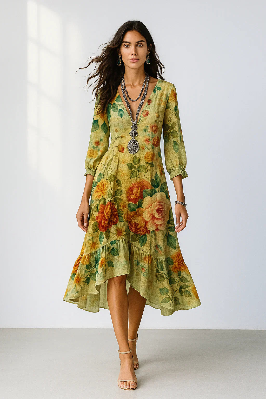 Élowen | Floral Maxi Dress