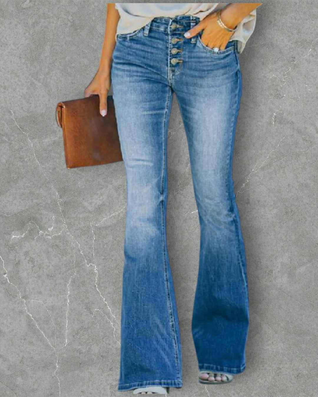 Elvira | Elegant Flared Jeans