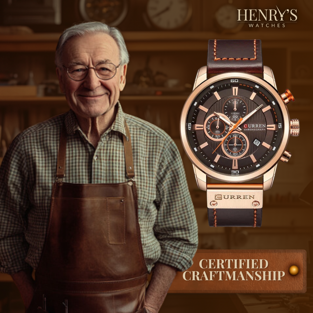 Léo | Montre Élégante Cuir