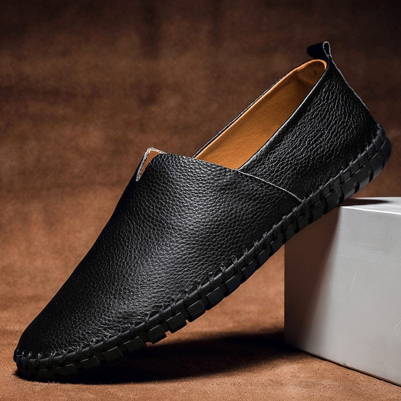 Marc | Elegant Leather Espadrilles