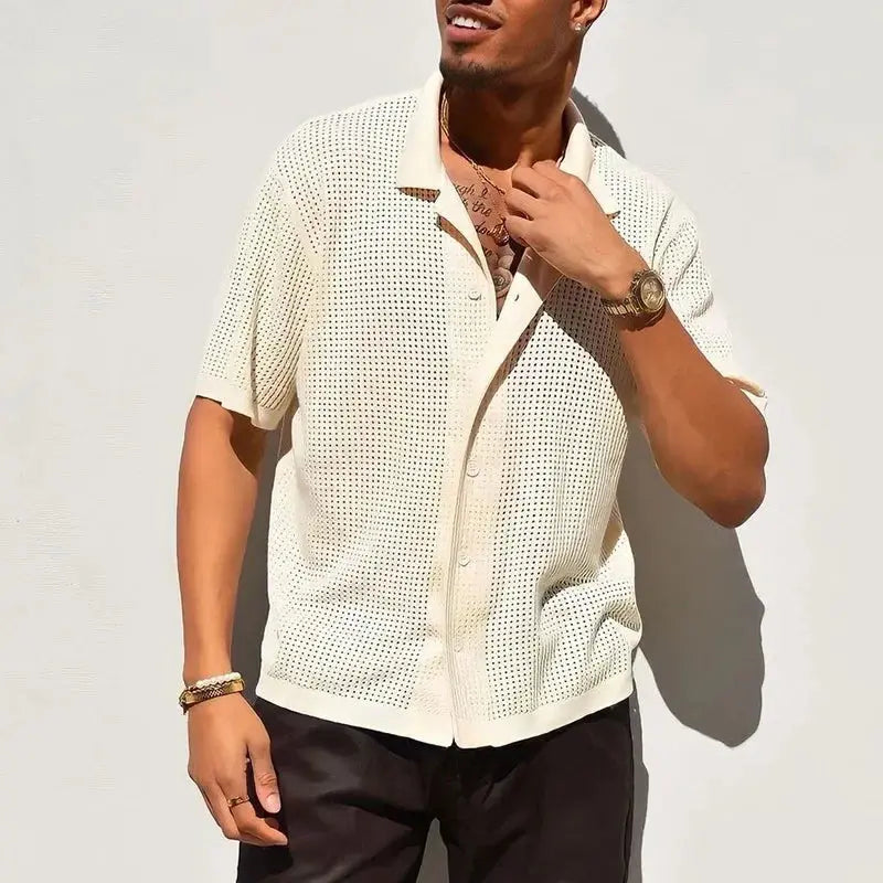 Julien | Opulent Short Sleeve Blouse