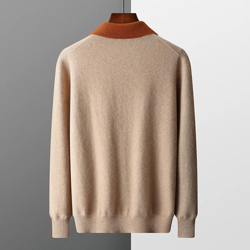 Luca | Cashmere Zip Polo