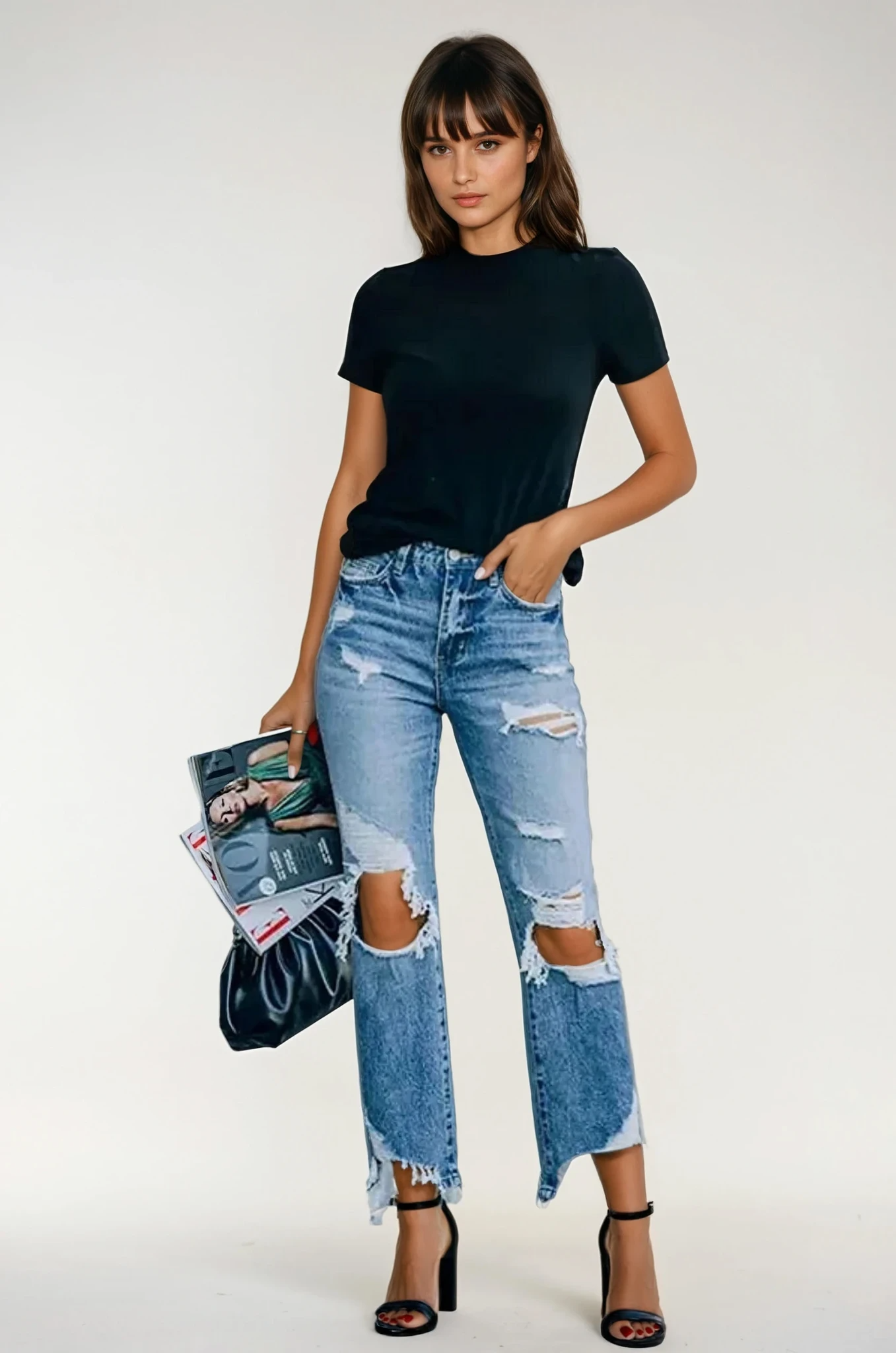 Giada | Distressed Edge Jeans