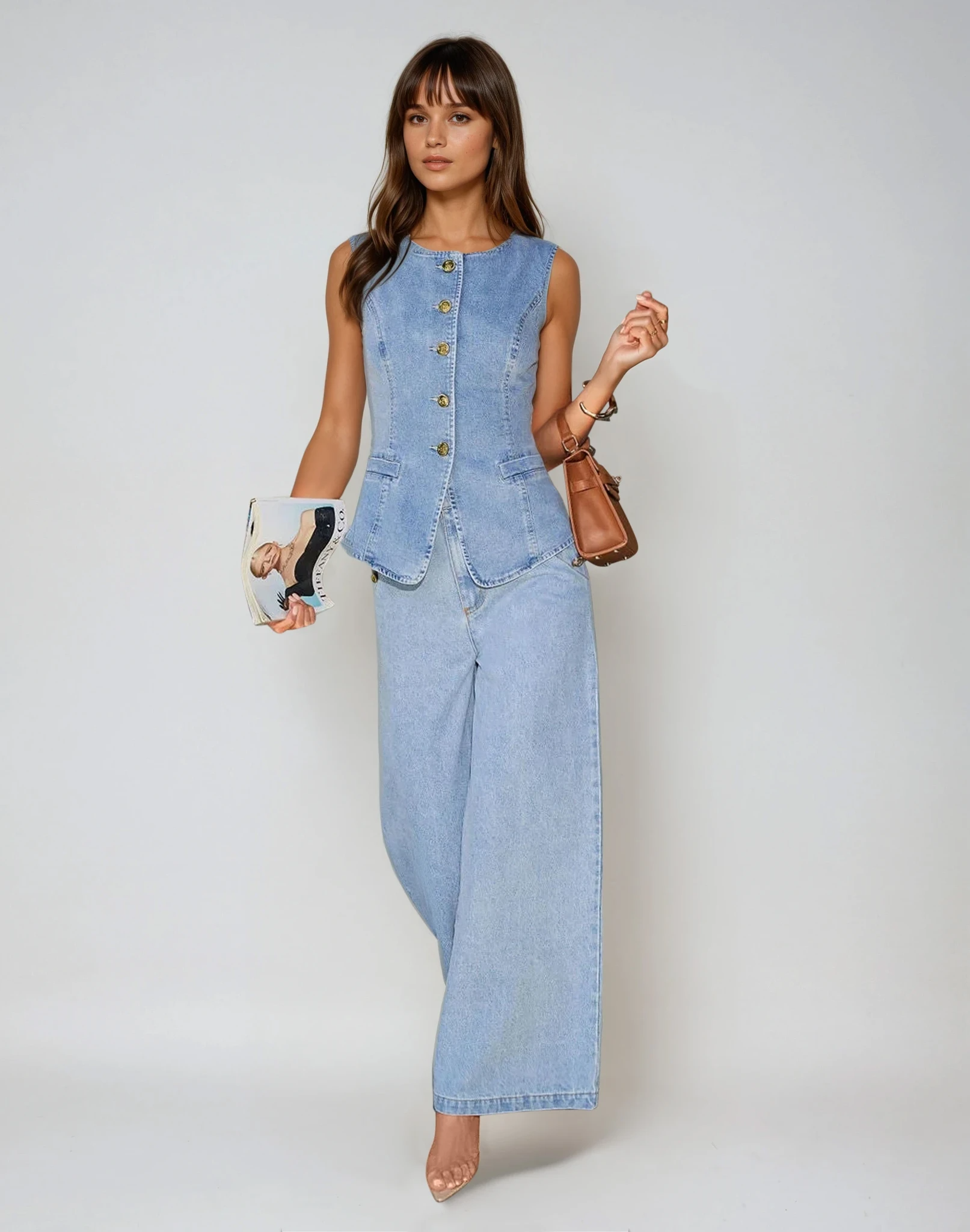 Gianna | Chic Denim Ensemble