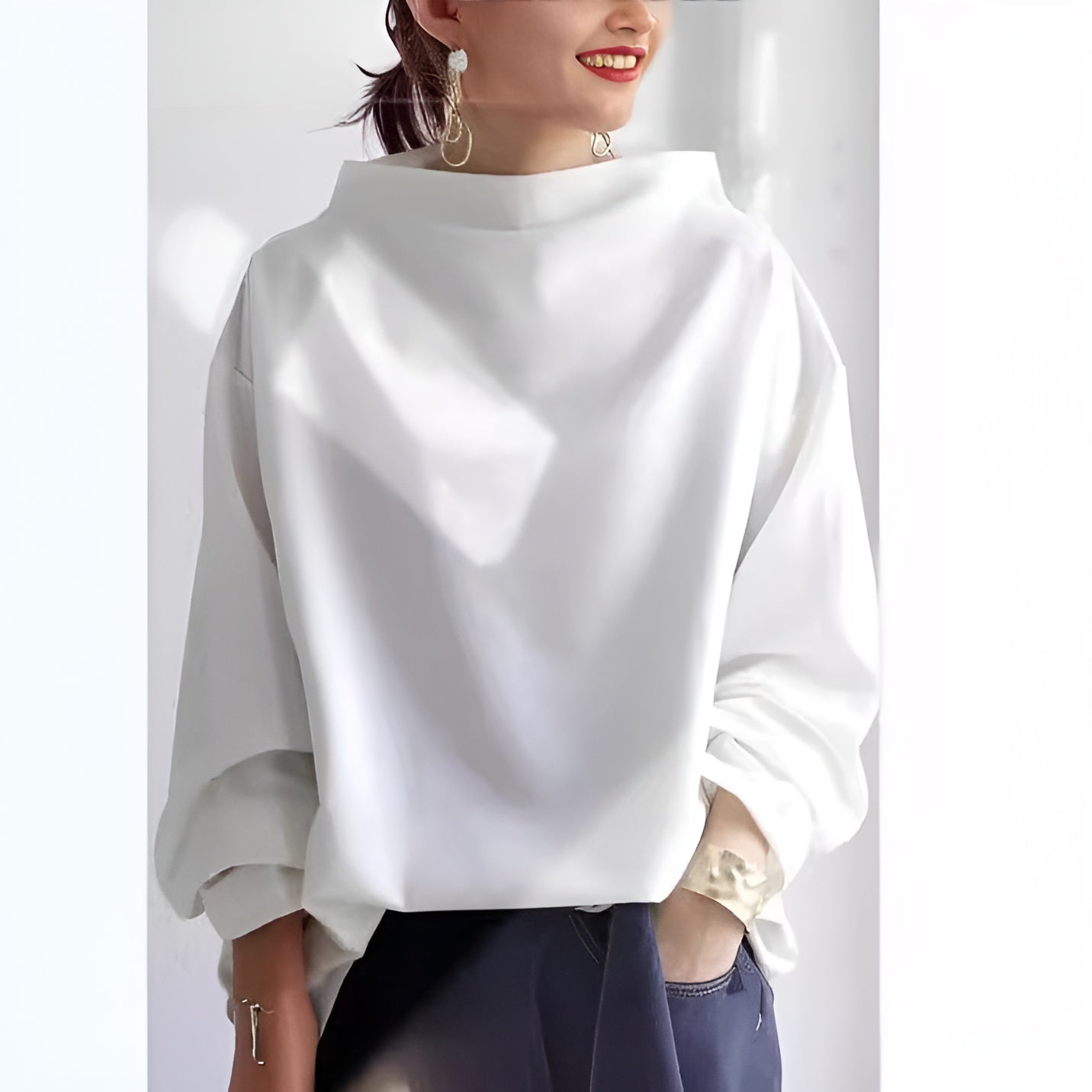Elisa | High Neck Sweater