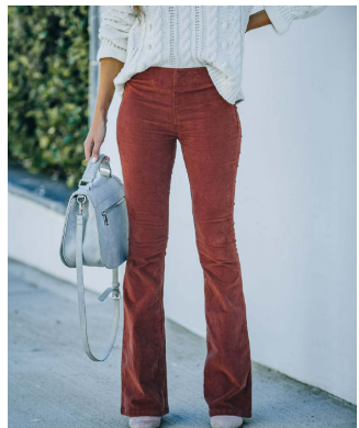 Sofia | Velvet Flare Pants