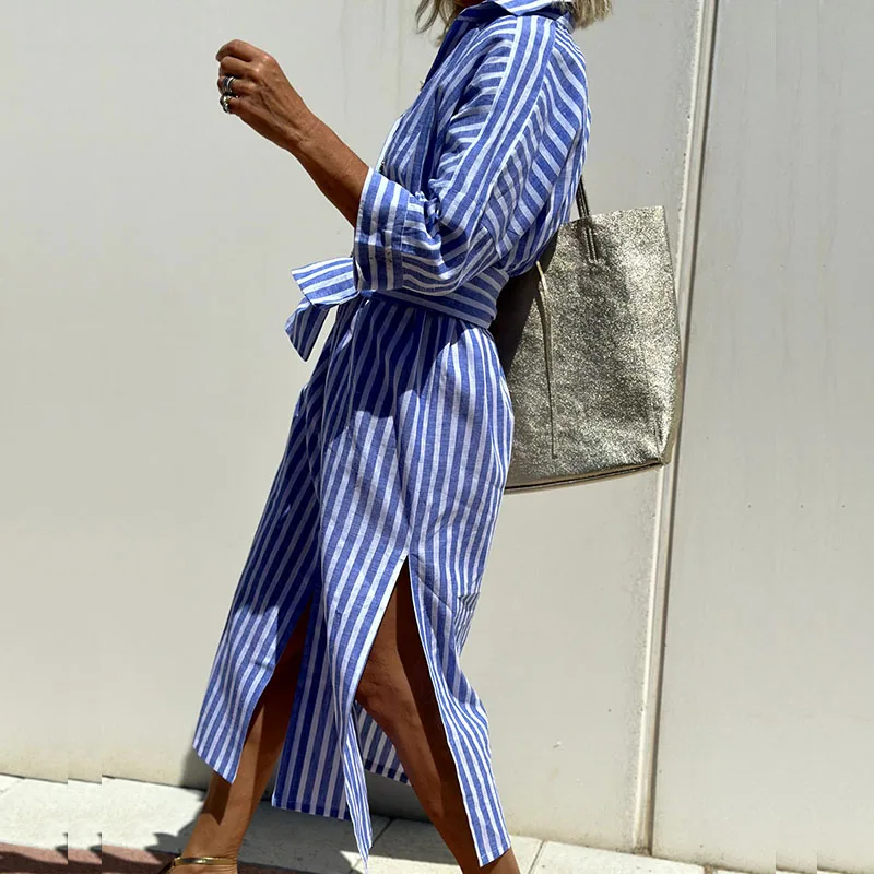 Sophie | Elegant Striped Dress