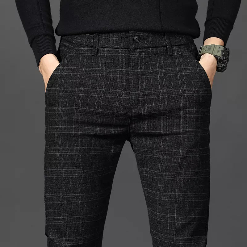 Max | Élégant Pantalon Carreaux
