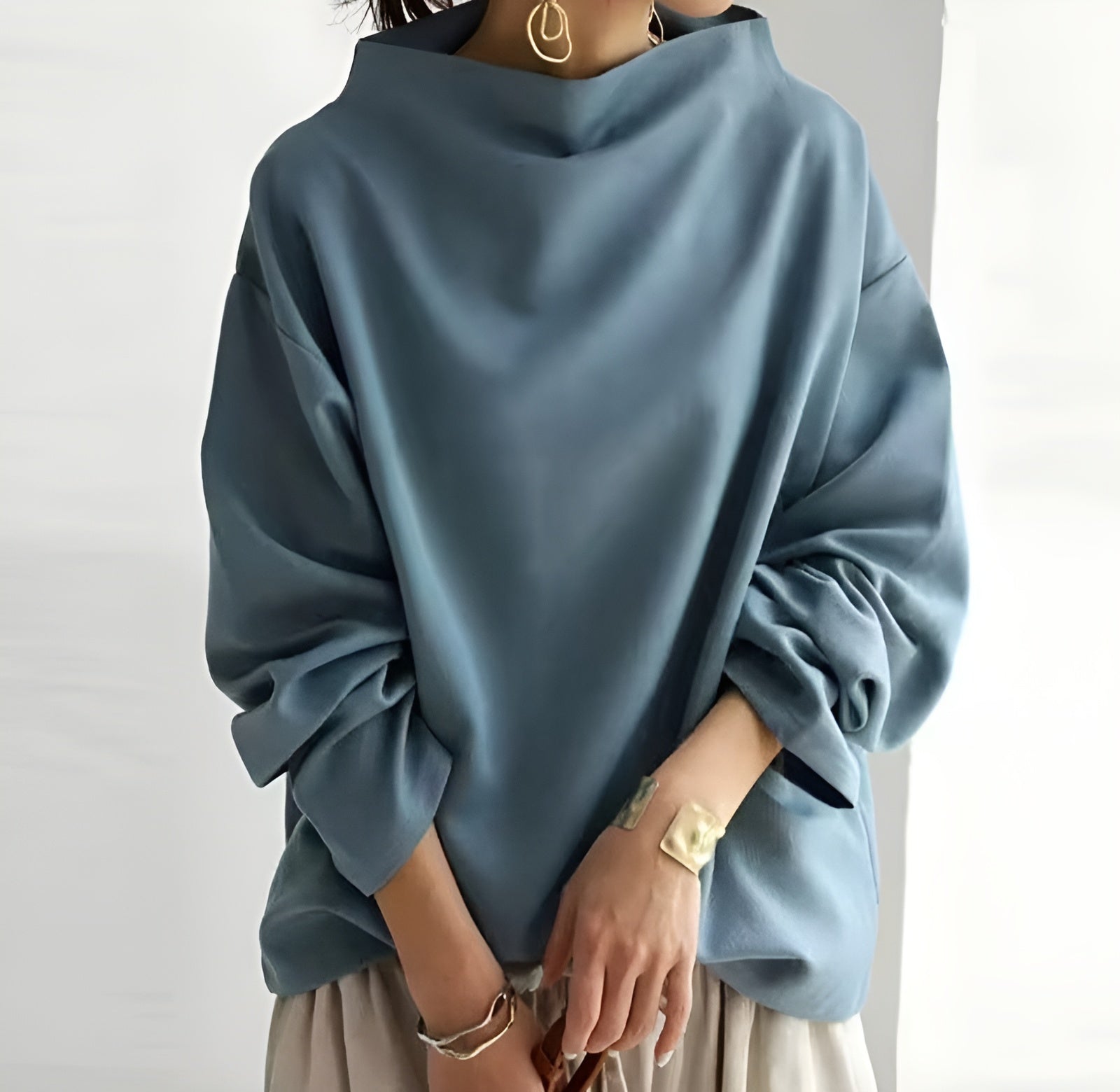 Elisa | High Neck Sweater