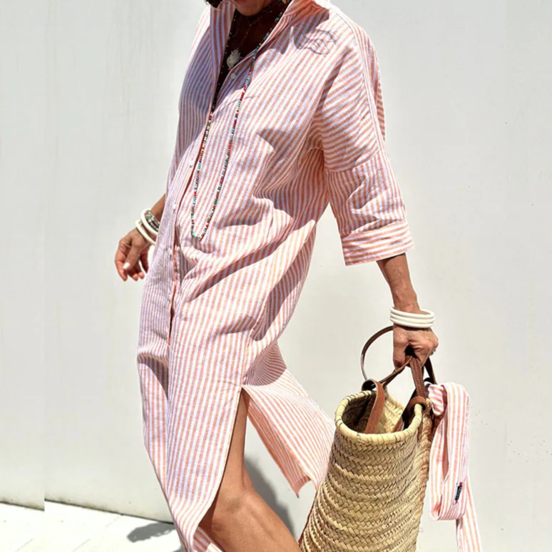 Sophie | Elegant Striped Dress