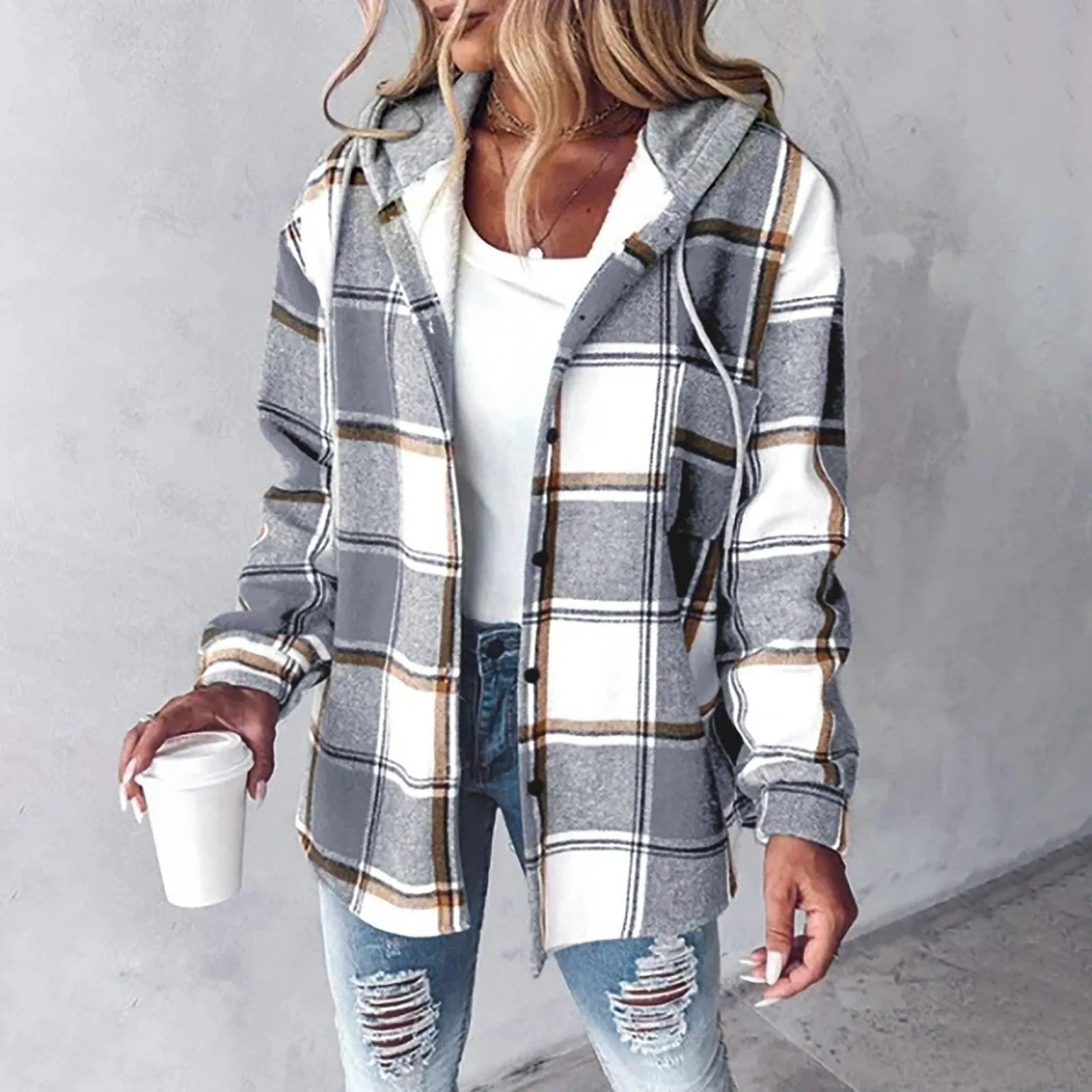 Zara | Chic Plaid Jacket
