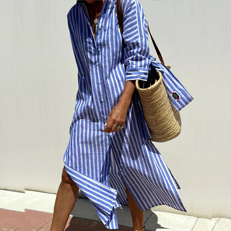 Sophie | Elegant Striped Dress