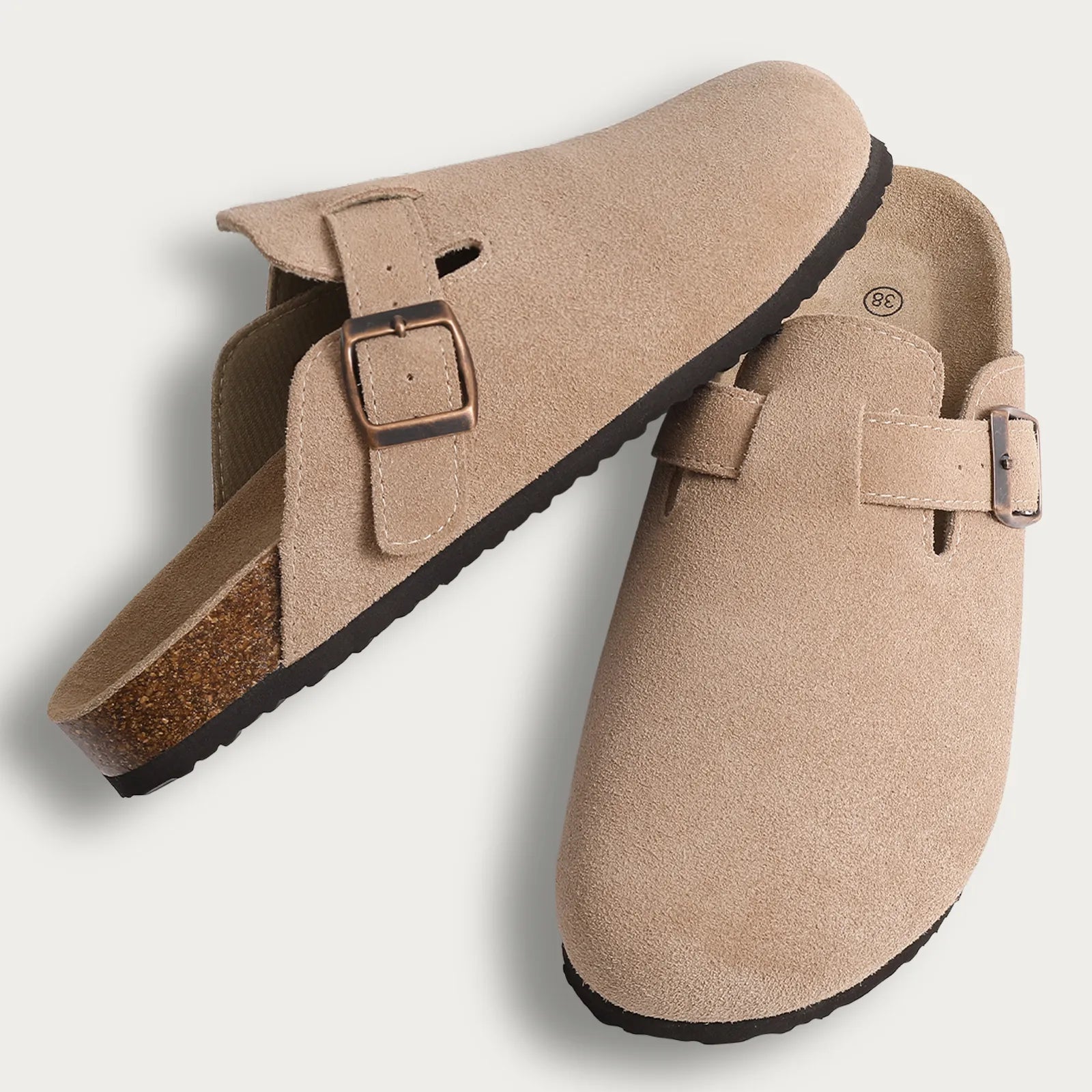 Quentin | Suede Clogs