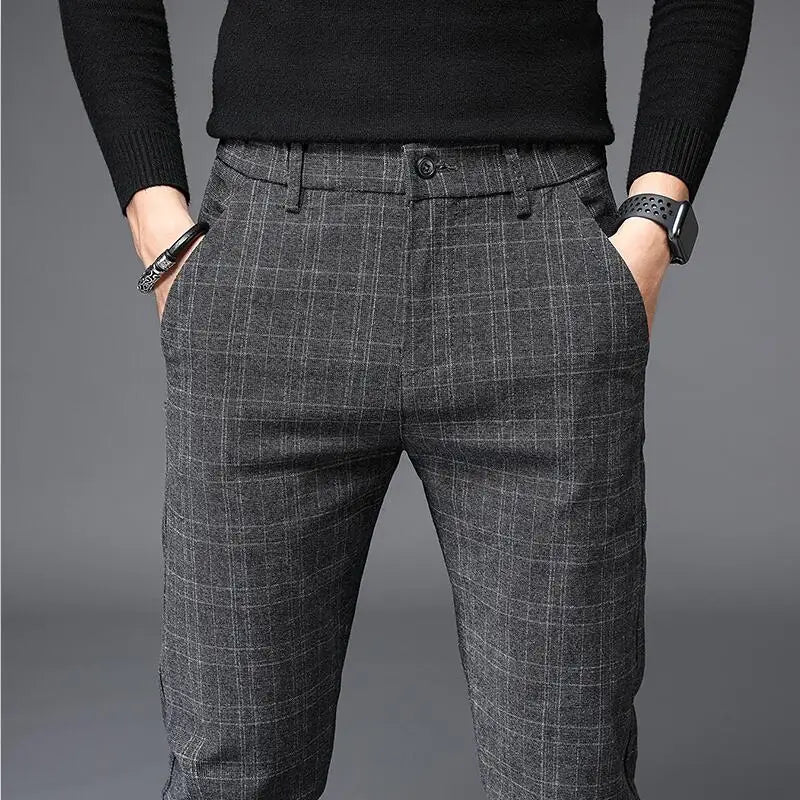 Max | Élégant Pantalon Carreaux