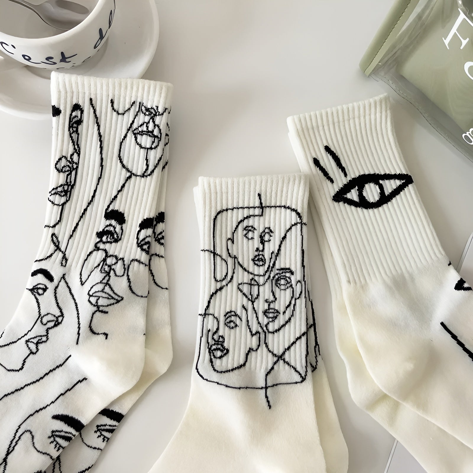 Alex | Abstract Print Socks
