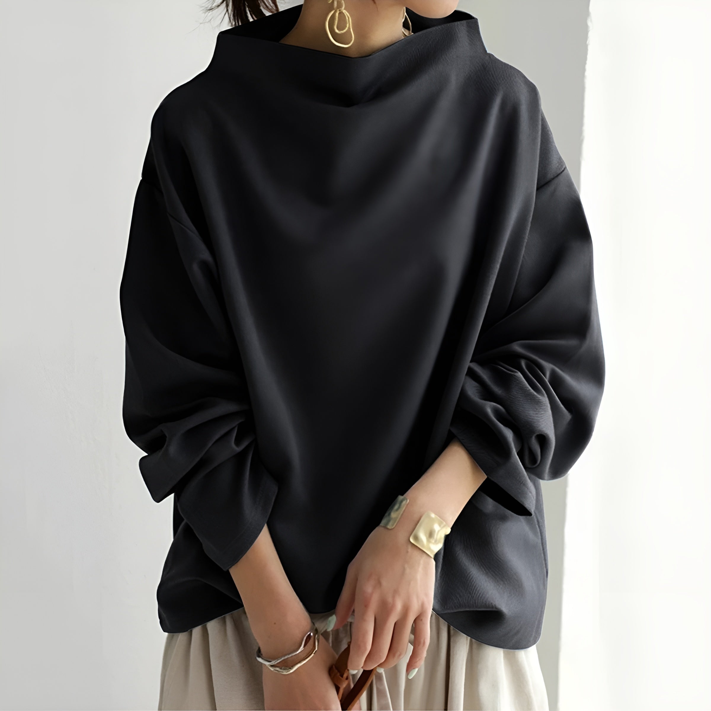 Elisa | High Neck Sweater