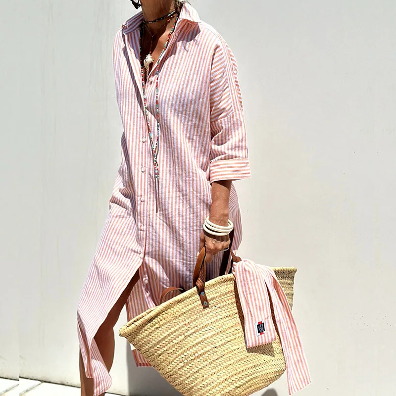 Sophie | Elegant Striped Dress