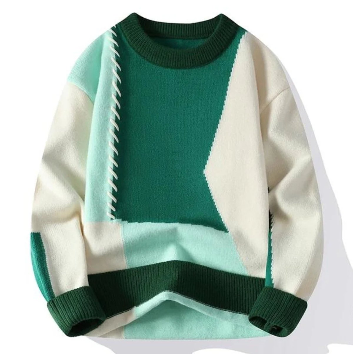 Bruno | Cozy Patchwork Pullover