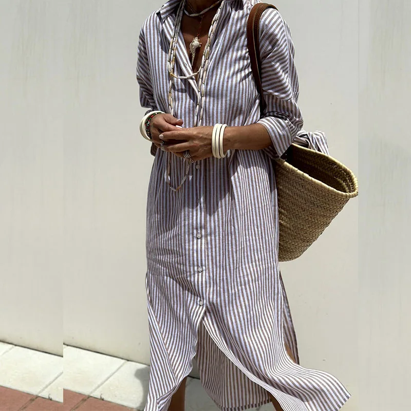 Sophie | Elegant Striped Dress