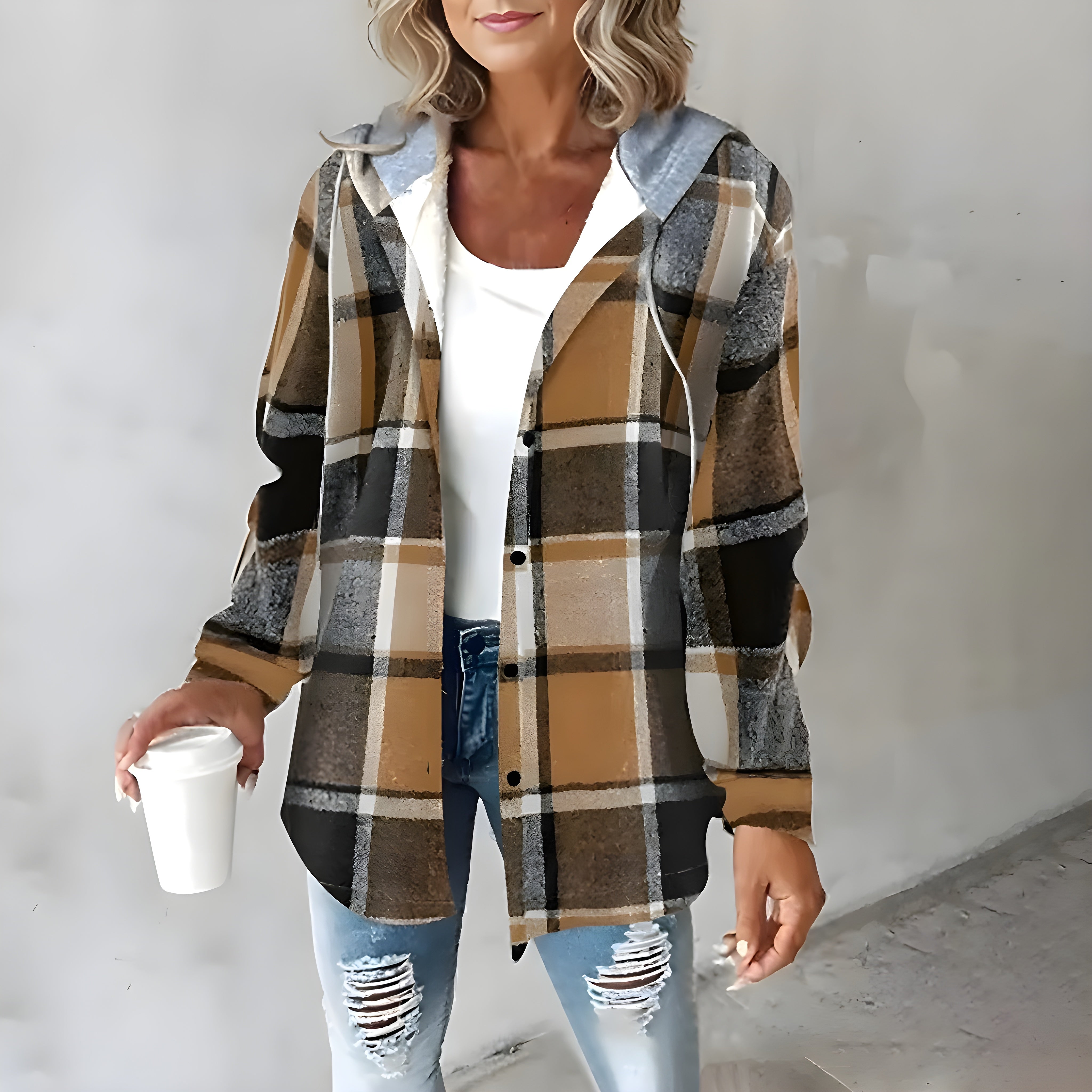 Zara | Chic Plaid Jacket
