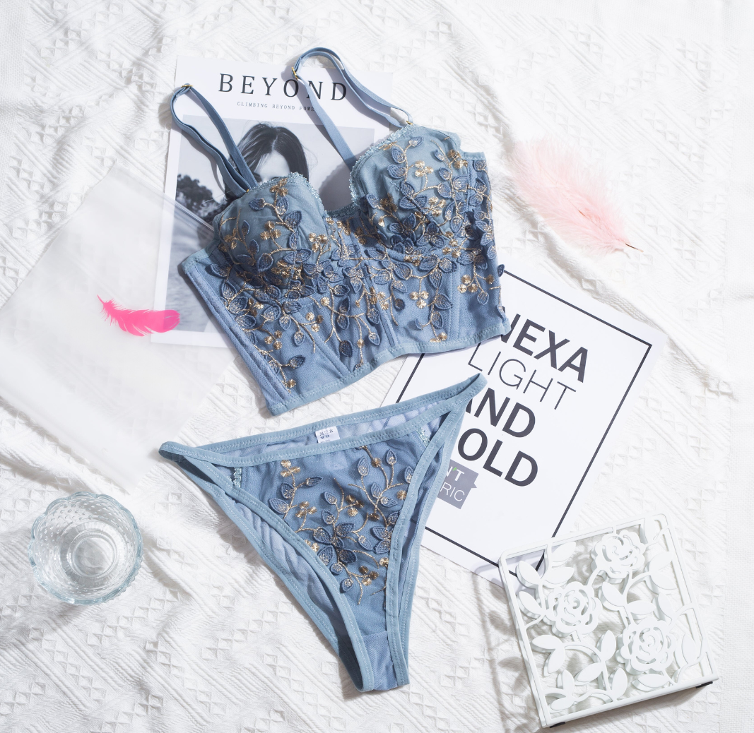 Evelyn | Floral Lingerie Set