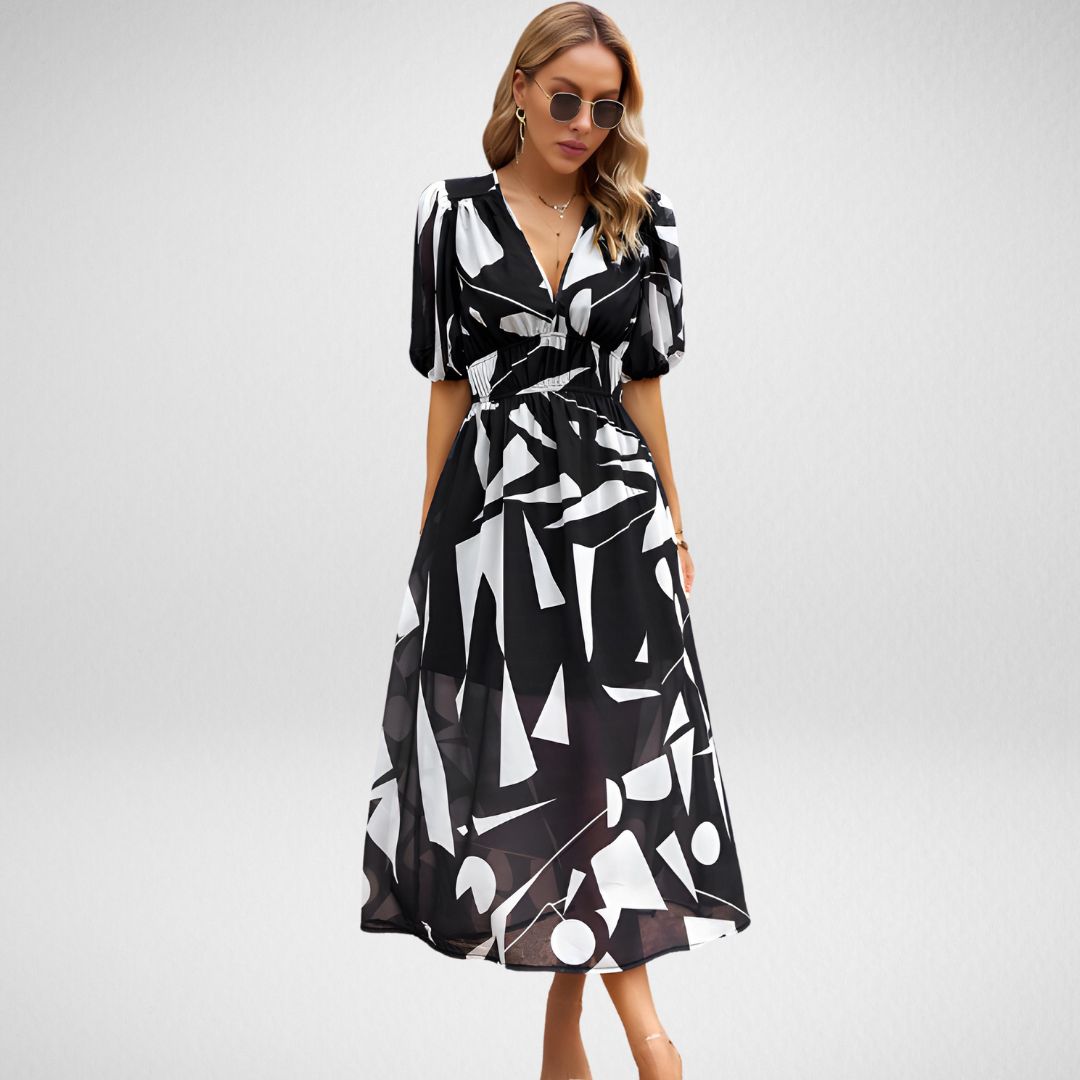 Stella | Elegant V-Neck Dress